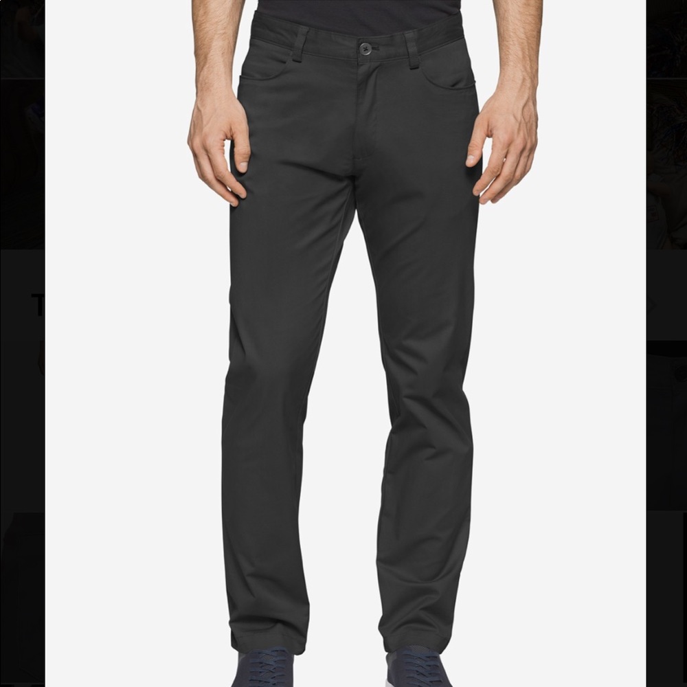 Calvin Klein Men's Sateen Slim-Fit Stretch Pants